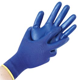Hygostar Finstrikkede hansker Allfood PU | PU-belegg, vannbasert, 10 x 12 par, SFM-0690P
