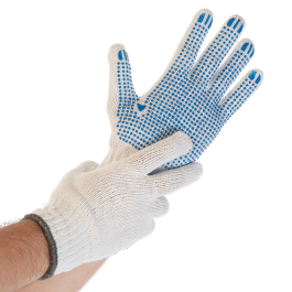 Hygostar Grovstrikkede hansker Structa | nylon/bomull, 10 x 12 par, SFM-0525P