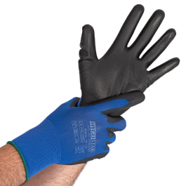Hygostar Finstrikkede hansker Ultra Light | PU-belegg, 10 x 12 par, SFM-0707P