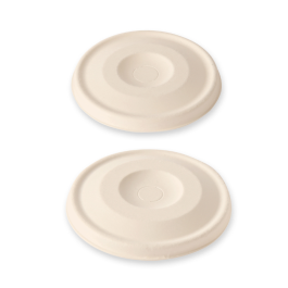 NATUREStar Organiske flate lokk | bagasse, 20 x 50 Stykk, SFM-0225P