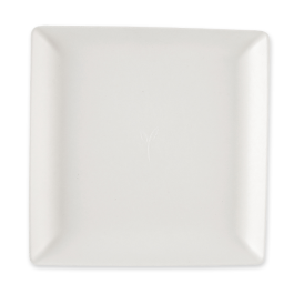 NATUREStar Økologiske tallerkener Eleganza, firkantet | bagasse, 10 x 50 Stykk, SFM-0895P