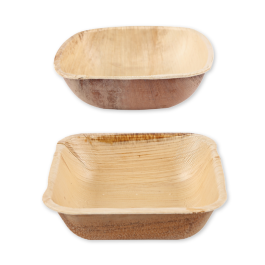NATUREStar Økologiske brett, firkantede | palmeblad, 4 x 25 Stykk, SFM-0923P