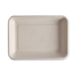 NATUREStar Økologiske matbrett, rektangulære | bagasse, 4 x 125 Stykk, SFM-0226P
