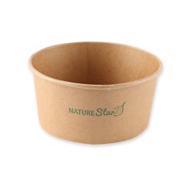 NATUREStar Økologiske salatskåler Caesar | kraftpapir/PE, FSC-blanding, 6 x 50 Stykk, SFM-0901P