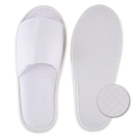 Hygostar Slipper Dots, åpen | bomull, hvit, 100 x 1 par, SFM-5552