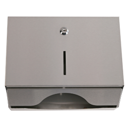 Hygostar Brettet håndkledispenser, C- & V/ZZ-fold | rustfritt stål, grå, 1 x 1 Stykk, SFM-889650