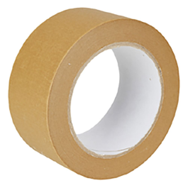 Franz Mensch Emballasjetape med naturlig gummilim | Papir, brun, 36 x 1 rull, SFM-952009