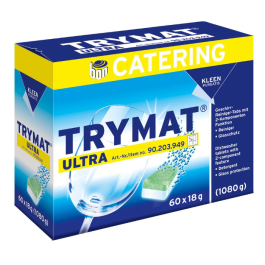 Kleen Purgatis Trymat Ultra, oppvaskmiddelfliker, grønn-hvit, 5 x 60 Stykk, SFM-T90203949
