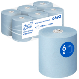 Kimberly Clark Scott Essential håndklær 6691, 1-lags, rull, FSC-Mix, 1 x 6 Stykk, SFM-0301P
