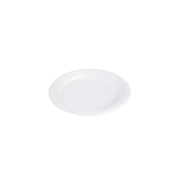 Green Box Runde 17 cm sukkerrørtallerkener, hvite, 1000 stykker, SGB-DTW01408