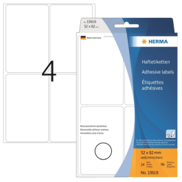 Herma flyttbare hvite etiketter, SDC-1315