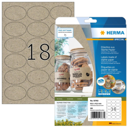 Herma Etikett Silphie Kraftpapir, SDC-1317
