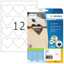 Herma Premium Hjerteetiketter A4, SDC-1320