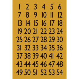 Herma Vario Nummeretiketter 0-100, SDC-1357