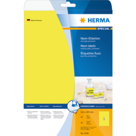Herma Neon Spesial A4 Etiketter, SDC-1375