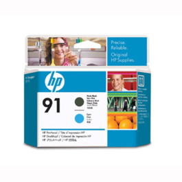 HP No91 Matte Black & Cyan Printhead – Høy kvalitet, presis utskrift (HPC9460A, 1 Eske)