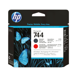 HP 744 DesignJet skriverhode sett (Svart, Cyan, Magenta, Gul, Matt svart, Kromatisk rød), SDC-178