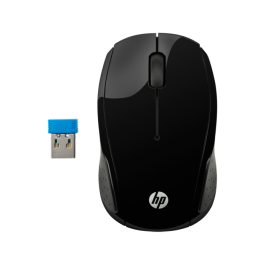 HP 200 Trådløs Mus – Ergonomisk, Lang Batterilevetid (HPX6W31AA, 1 Eske)