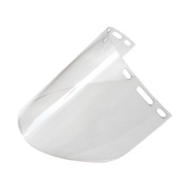 Jackson Safety Face Shield PC-vindu, R-type, støpt, klar, V8B, 12 stykker, SJS-29057