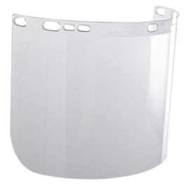 Jackson Safety Face Shield PC-vindu, type B, støpt, klar, 12 deler, SJS-29087