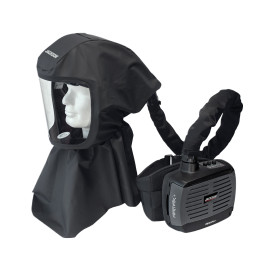 Jackson Safety AIRMAX+ med myk hette, svart, 4 deler, SJS-40071