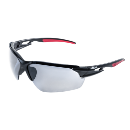 Jackson Safety XP450 vernebriller, svart/rød, røyk, 12 deler, SJS-S72301