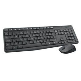 Logitech MK235 Trådløst Tastatursett – Komfortabelt Oppsett (LOG920007921, 1 Eske)