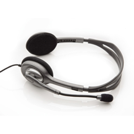 Logitech Stereo Headset – Støydemping, Justerbar Hodebøyle (LOG981000271, 1 Eske)