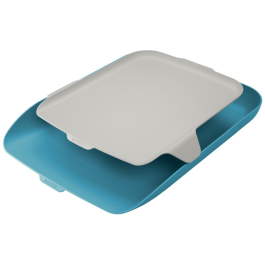 Leitz Cosy Brevkurv med Ekstra Hylle - Gul og Blå, SDC-1224