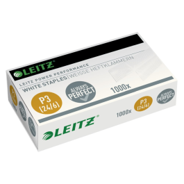 Leitz Heftestift 24/6 – Usynlig Ved Kopiering (LTZ55540000, 10 Eske)