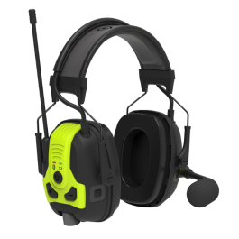 Guardio Freebird PRO X Hørselvern – SNR 32 dB, Bluetooth 5, AI-styrt stemmekontroll(1001940, Svart/Fluorescerende Gul, Unisex, 1 Stykk, størrelse-One Size)