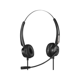 Sandberg USB+RJ9/11 Headset Pro Stereo – Optimal Komfort, Klar Lyd (SDG126-30, 1 Eske)