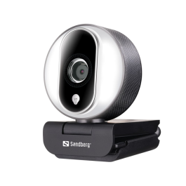 Sandberg Streamer USB Webcam Pro – Full HD 1080P, Autofokus (SDG134-12, 1 Eske)