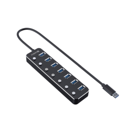 Sandberg USB 3.0 Hub – Koble Flere Enheter Samtidig (SDG134-33, 1 Eske)