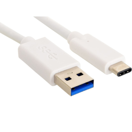 Sandberg USB-C til USB-A 3.0-kabel, hvit, SDC-1096