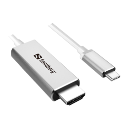 Sandberg USB-C til HDMI Kabel – Enkel Tilkobling (SDG136-21, 1 Eske)