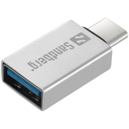 Sandberg USB-C til USB 3.0 Dongle – Superrask Tilkobling (SDG136-24, 1 Eske)