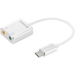 Sandberg USB-C Lydkort – Kompakt, Ekstern Løsning (SDG136-26, 1 Eske)