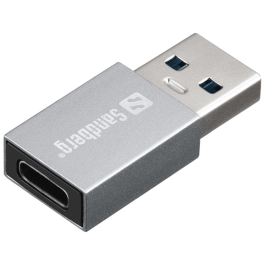 Sandberg USB-A til USB-C Dongle – Koble USB-C Utstyr (SDG136-46, 1 Eske)