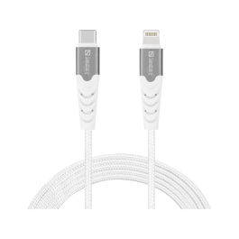 Sandberg USB-C til Lightning Kabel – Rask Lading, MFI Godkjent (SDG136-48, 1 Eske)