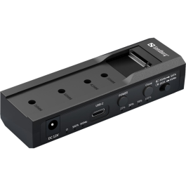 Sandberg USB 3.2 Cloner+Dock – Rask Kloning, Enkel Tilkobling (SDG136-49, 1 Eske)