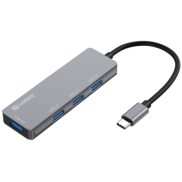 Sandberg USB-C Hub – Koble Flere Enheter Samtidig (SDG336-32, 1 Eske)