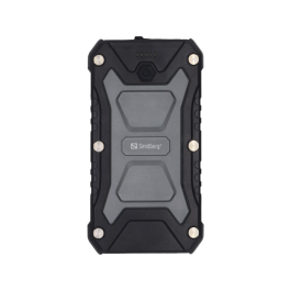 Sandberg Survivor Powerbank – Vanntett, 4 Ladinger (SDG420-91, 1 Eske)