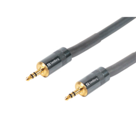 Sandberg MiniJack Kabel – Høy Kvalitet, 1 Meter (SDG480-04, 1 Eske)