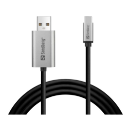 Sandberg USB-C til DisplayPort-kabel 2M, 1 Stykk, SEN-136-51