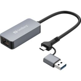 Sandberg USB-C Gigabit Nettverksadapter, 1 Stykk, SEN-962