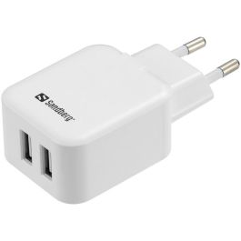 Sandberg AC-lader Dual USB 2.4+1A EU, 1 Stykk, SEN-440-57