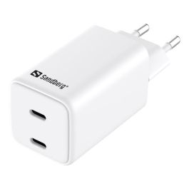 Sandberg AC-lader Dual USB-C PD65W EU, 1 Stykk, SEN-441-56
