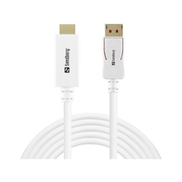 Sandberg DisplayPort 1,4-HDMI 4K60Hz 2m, 1 Stykk, SEN-509-16
