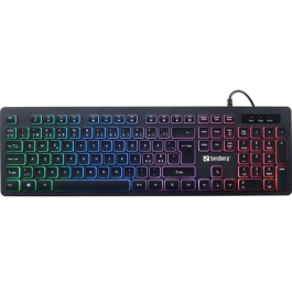 Sandberg Gamer Tastatur Stealth NORDIC, 1 Stykk, SEN-640-32